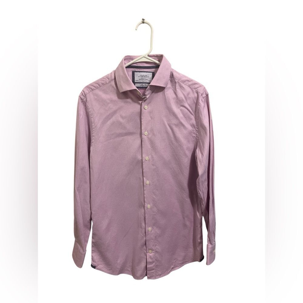 Charles Tyrwhitt Pink Dress Shirt Tailored Fit